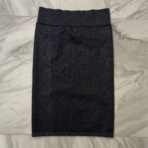 Aerie Shimmering Midnight Pencil stretch skirt